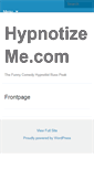 Mobile Screenshot of hypnotizeme.com